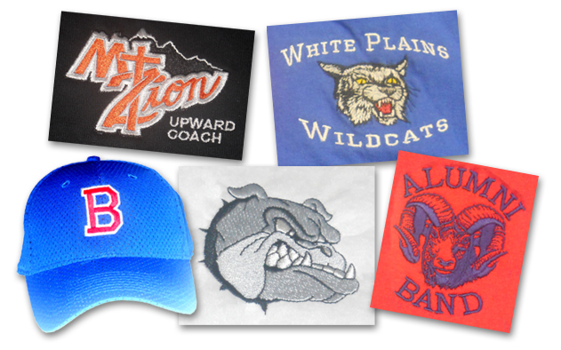 embroidery & monogramming samples